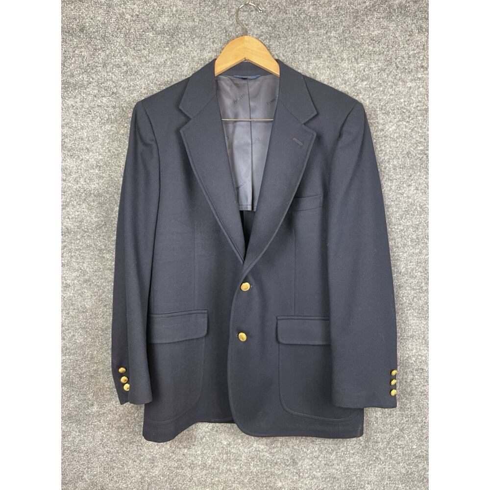 Vintage‎ Pendleton Blazer Men's 42R Navy Blue Gold Buttons Single Breast Wool